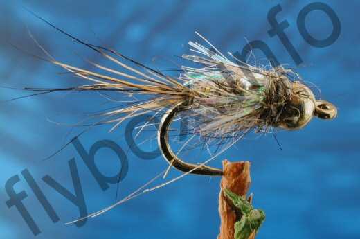 Tungsten Pearly Dark Hare's Ear Nymph